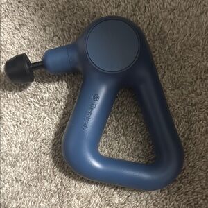 Therabody Blue Massage Gun with additional attachment
